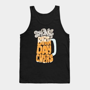 Birthday Cheers Beer Stein Tank Top